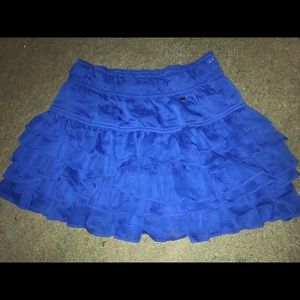 Ruffled Hollister mini skirt